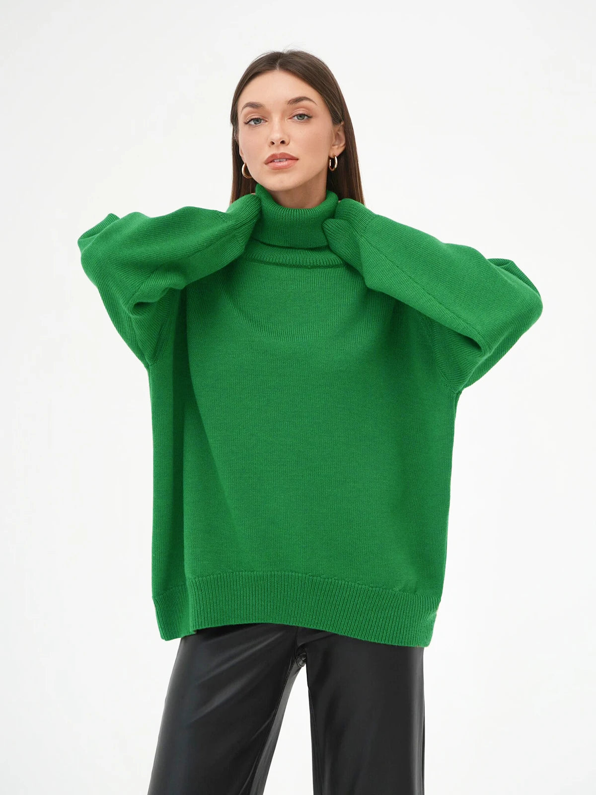 Oversized Turtleneck Sweater