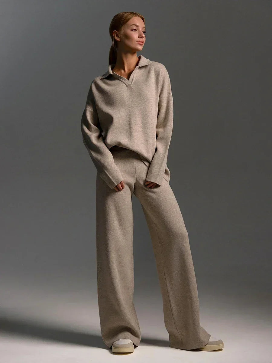 Knitted Sweater & Pants Set