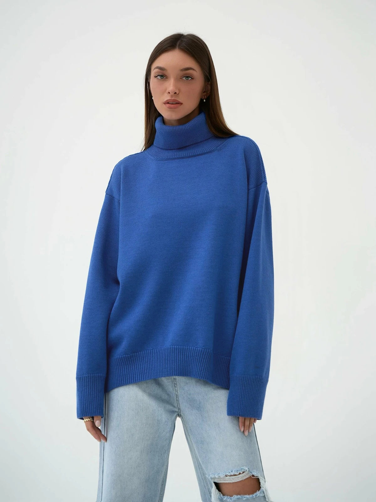 Oversized Turtleneck Sweater