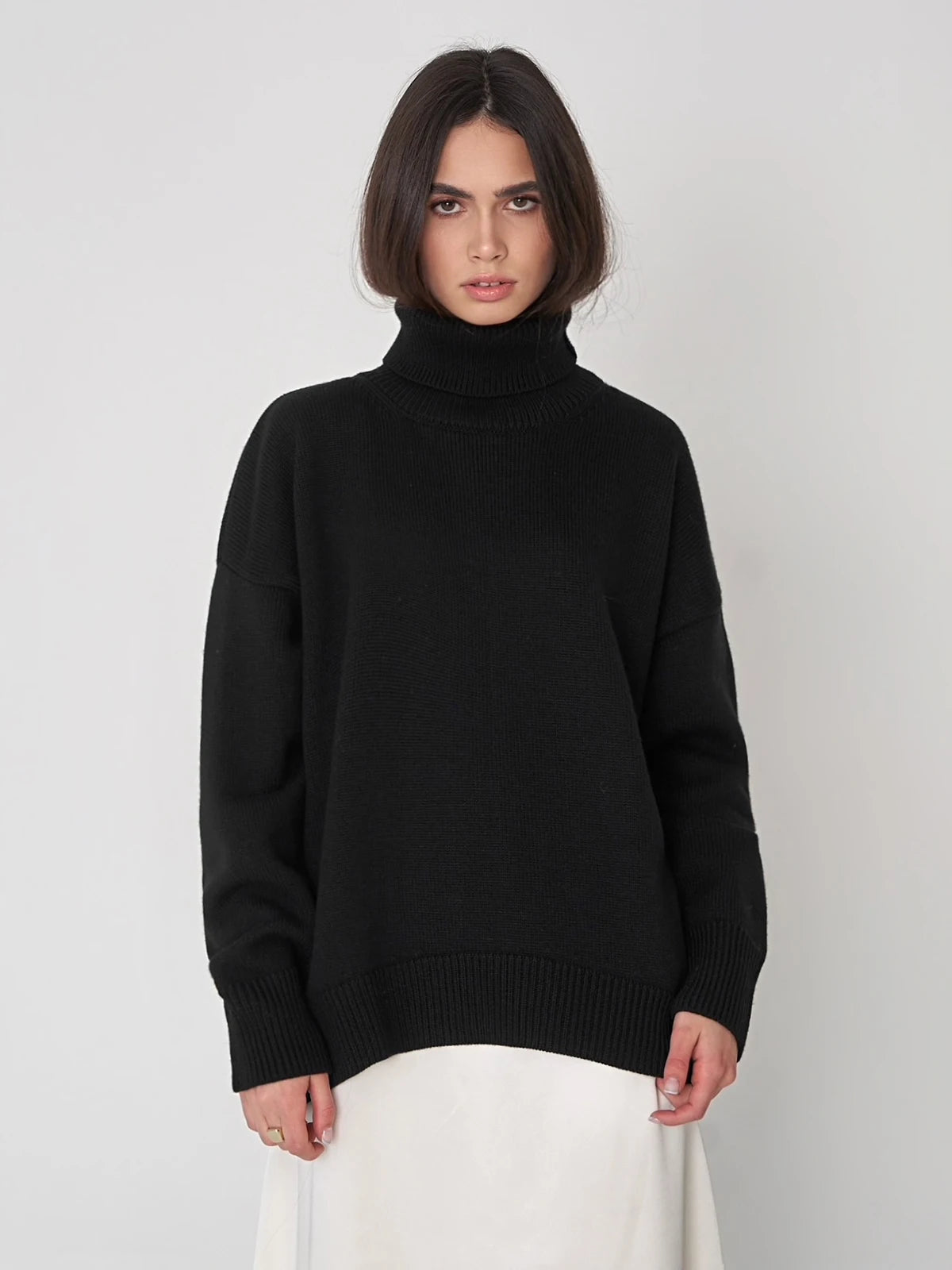 Oversized Turtleneck Sweater