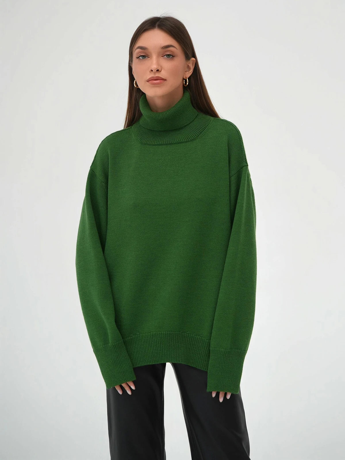 Oversized Turtleneck Sweater