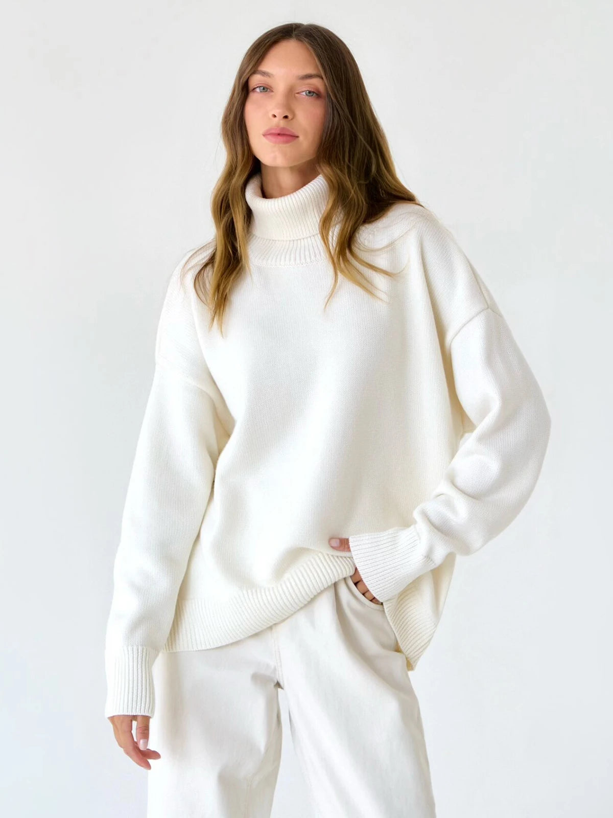 Oversized Turtleneck Sweater