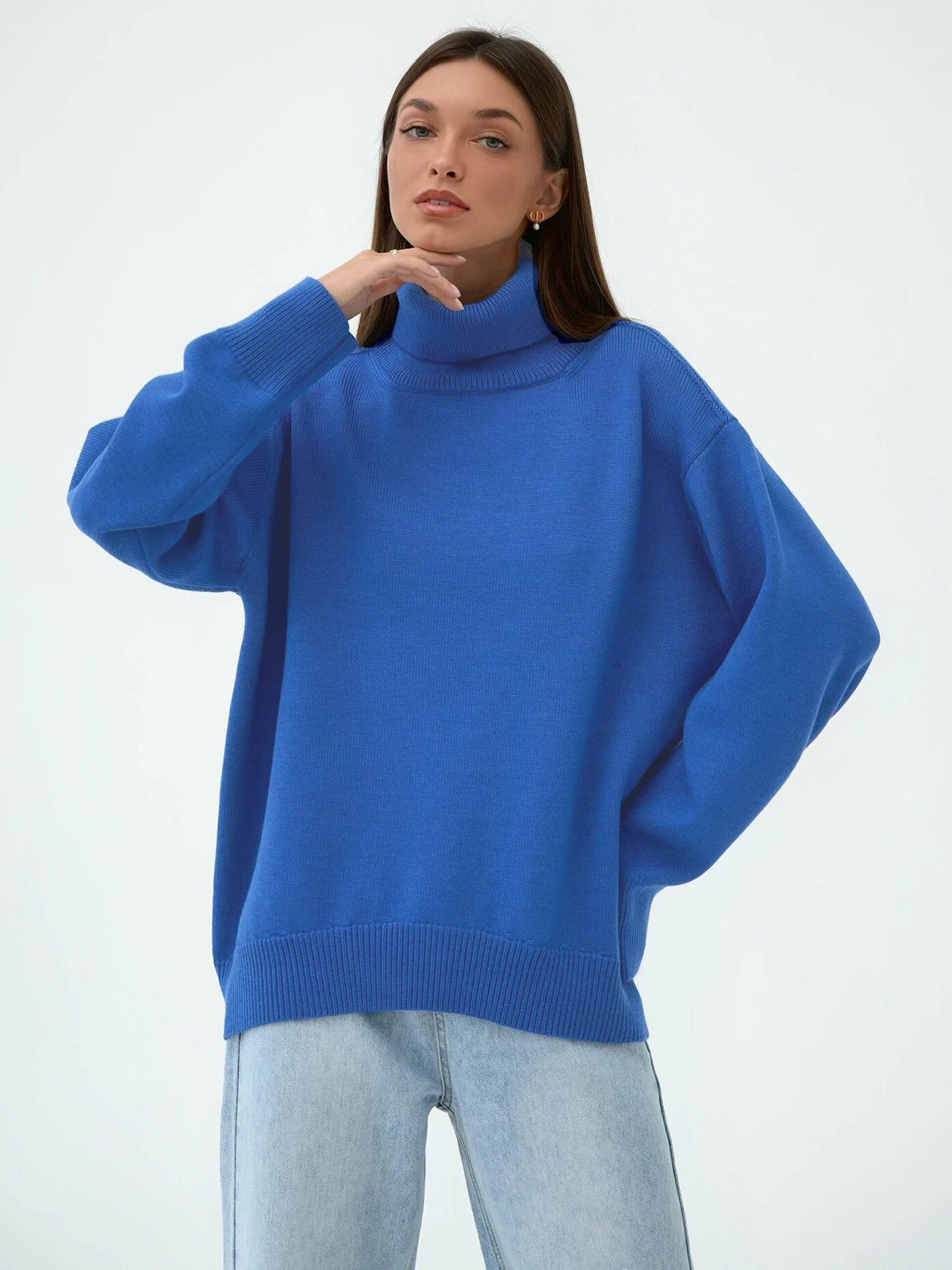 Oversized Turtleneck Sweater