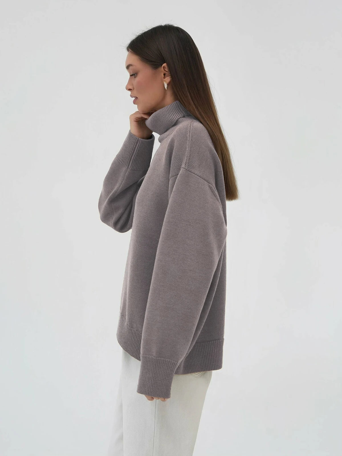 Oversized Turtleneck Sweater