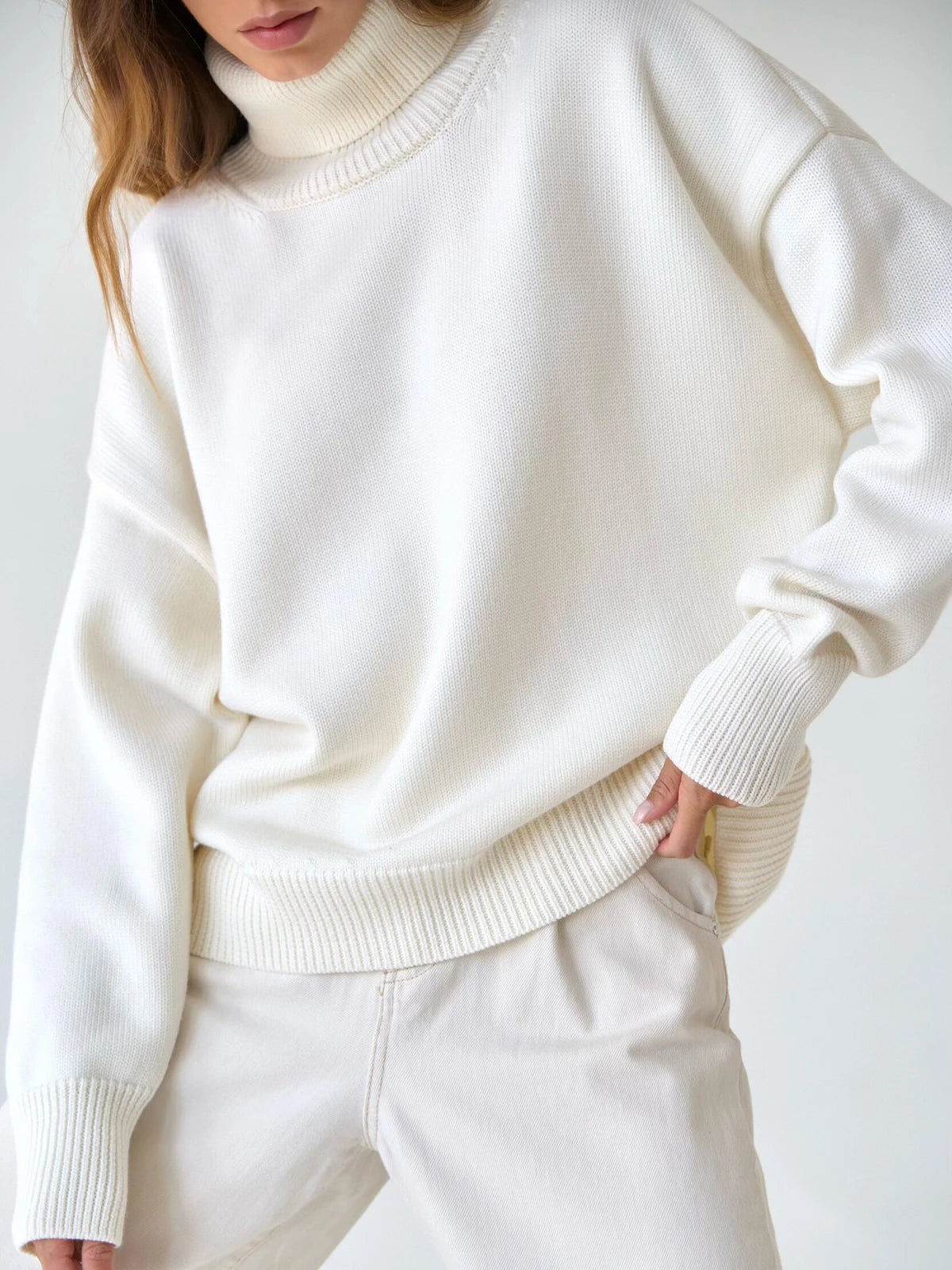 Oversized Turtleneck Sweater