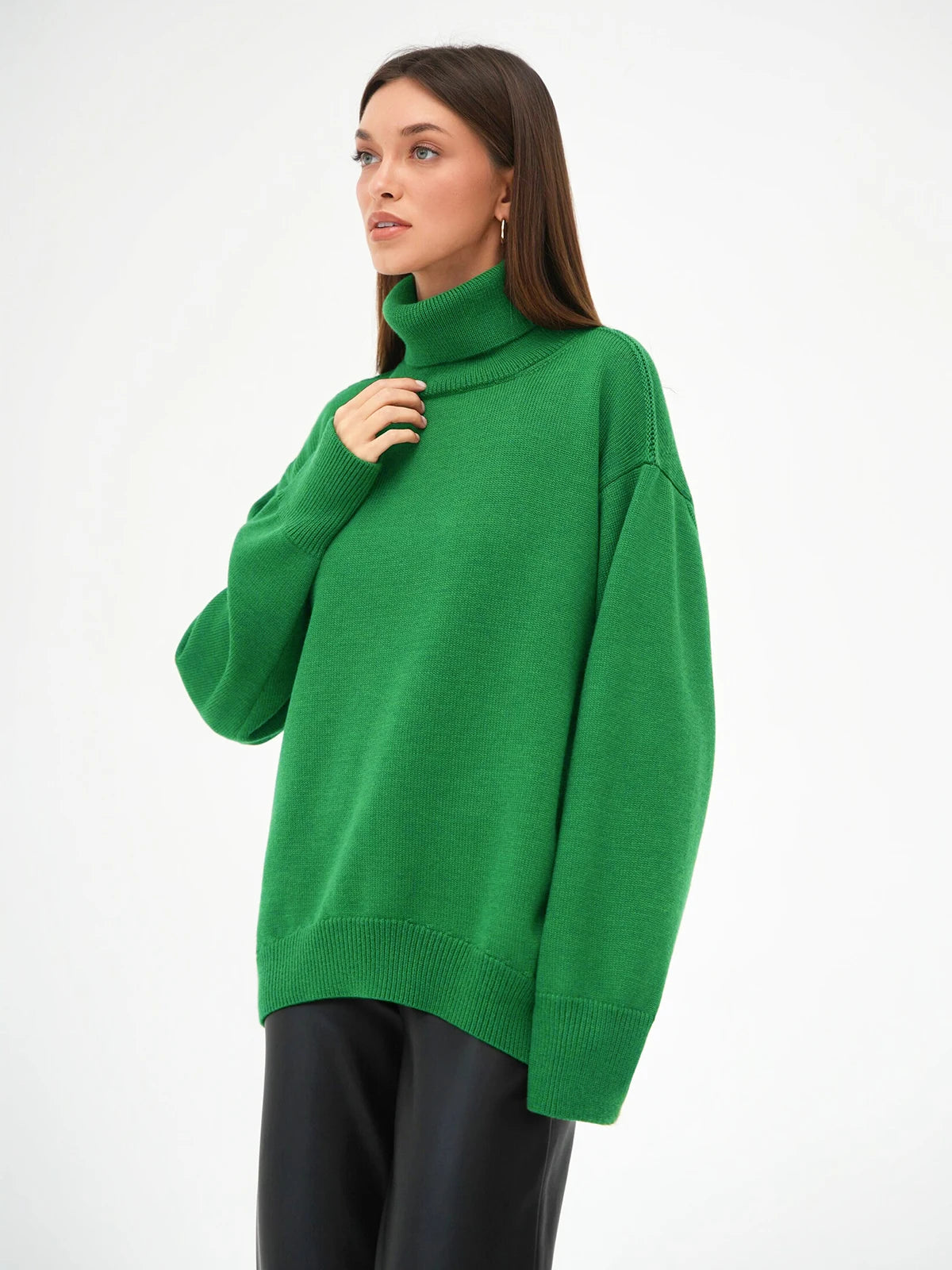 Oversized Turtleneck Sweater